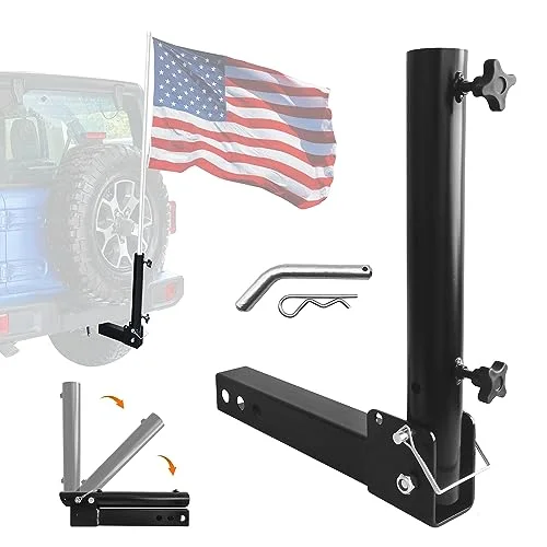 Hitch Flag Pole Holder — receivers truck